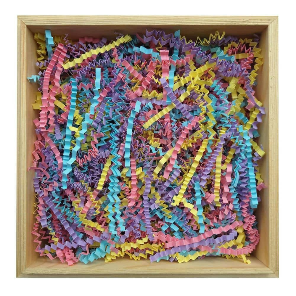 Multi-Colored Crinkle Cut Paper Gift Filler 0.33-lb. Pack: $46.91