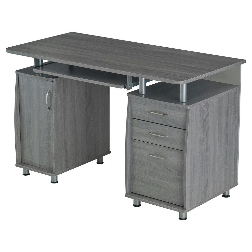Techni Mobili Workstation Computer Desk with Storage and Keyboard Tray: $206.99