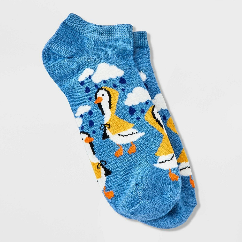 Women's Rainy Ducks Low Cut Socks 4-Pack: $2 Women's Rainy Ducks Low Cut Socks 4-Pack: $2
