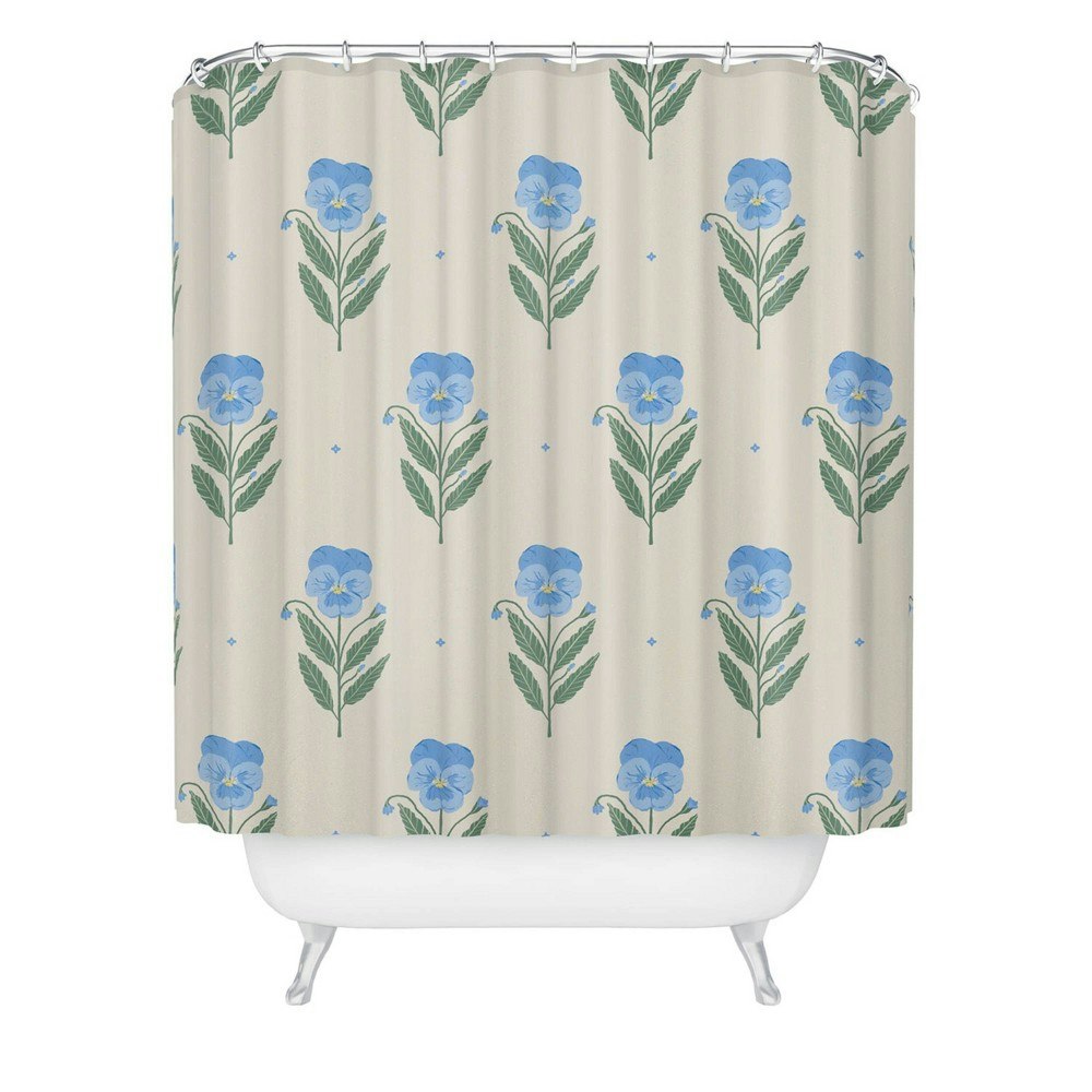 Deny Designs Agnes Floral Shower Curtain: $69.99 Deny Designs Agnes Floral Shower Curtain: $69.99