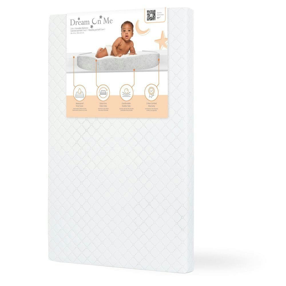 3-Inch Extra Firm Portable Crib Mattress: $28.92