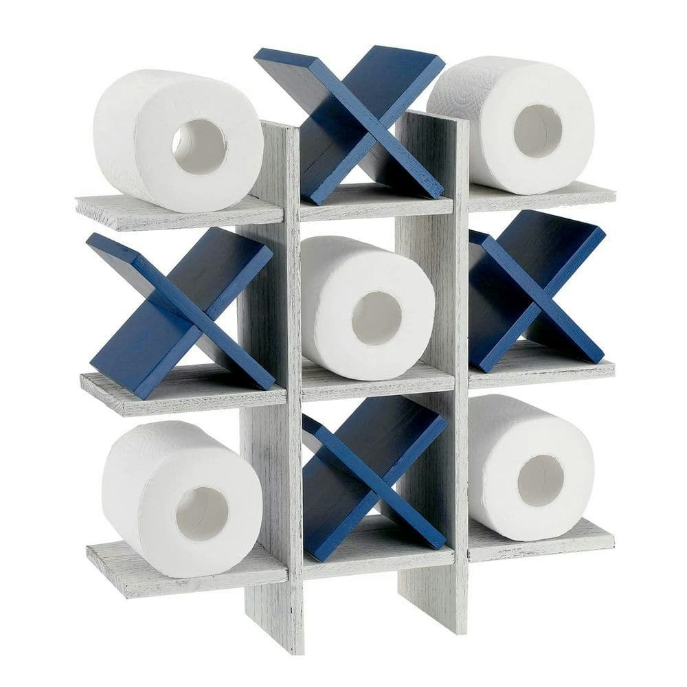 Tic Tac Toe Wall-Mounted Toilet Paper Holder: $105.99 Tic Tac Toe Wall-Mounted Toilet Paper Holder: $105.99