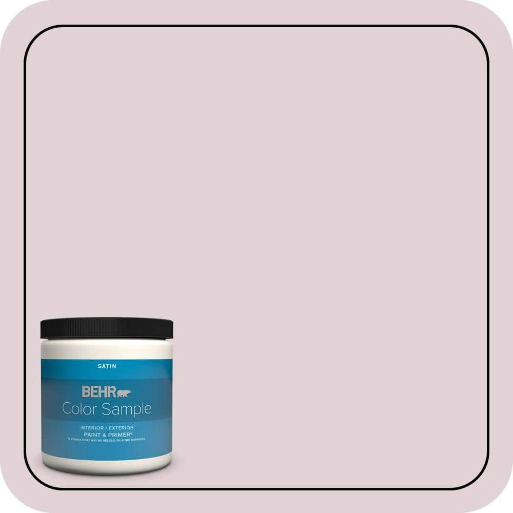 Behr Satin Enamel Interior and Exterior Paint and Primer Color Sample 8-oz.: $5.98 Behr Satin Enamel Interior and Exterior Paint and Primer Color Sample 8-oz.: $5.98