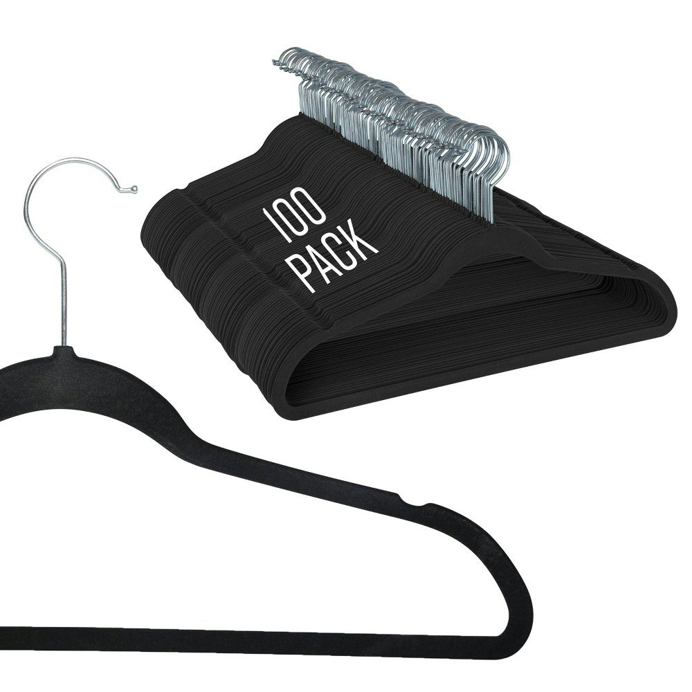 Simplify Velvet Suit Hangers 100-Pack: $30.99 Simplify Velvet Suit Hangers 100-Pack: $30.99