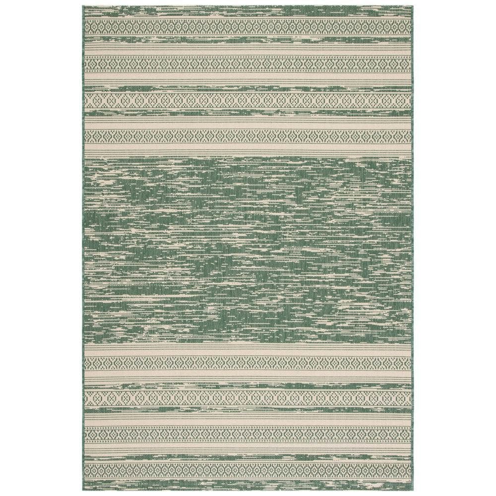 Courtyard 4x6-foot Aztec Striped Indoor/Outdoor Area Rug: $59.87