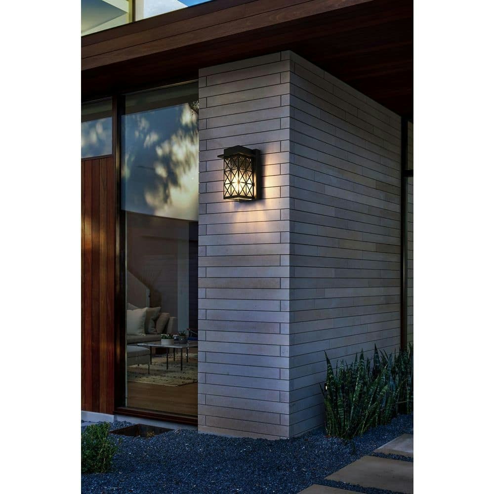 8.5-inch Outdoor Hardwired Wall Sconce: $62 8.5-inch Outdoor Hardwired Wall Sconce: $62