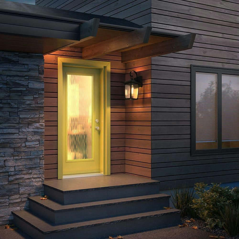 12.5-Inch Outdoor Hardwired Wall Sconce: $50 12.5-Inch Outdoor Hardwired Wall Sconce: $50