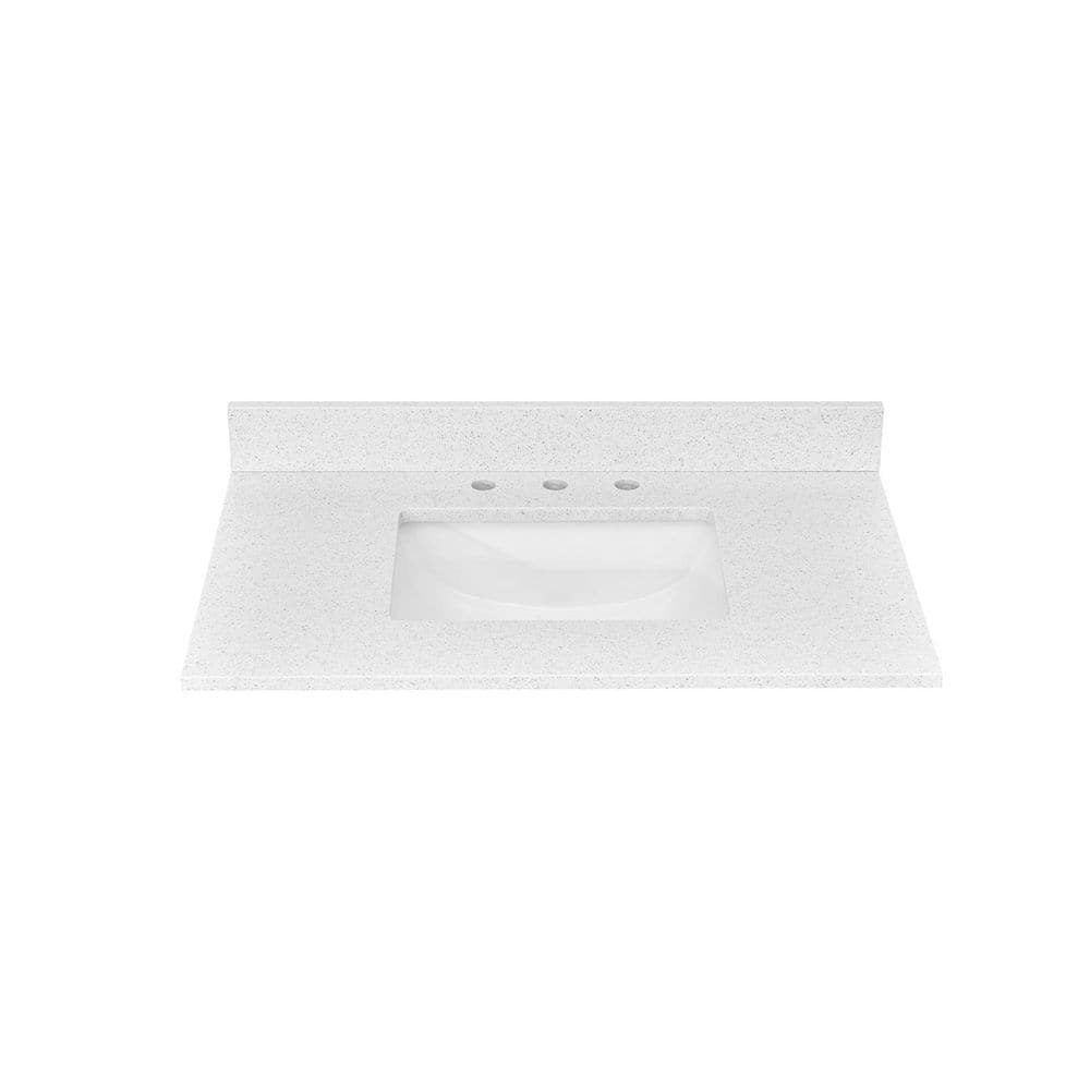 Galaxy Grain 36 x 22-Inch Quartz Single Sink Bathroom Vanity Top: $349.60 Galaxy Grain 36 x 22-Inch Quartz Single Sink Bathroom Vanity Top: $349.60