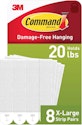Command 20-lb. Picture Hanger 8-Pack for $6 + free shipping