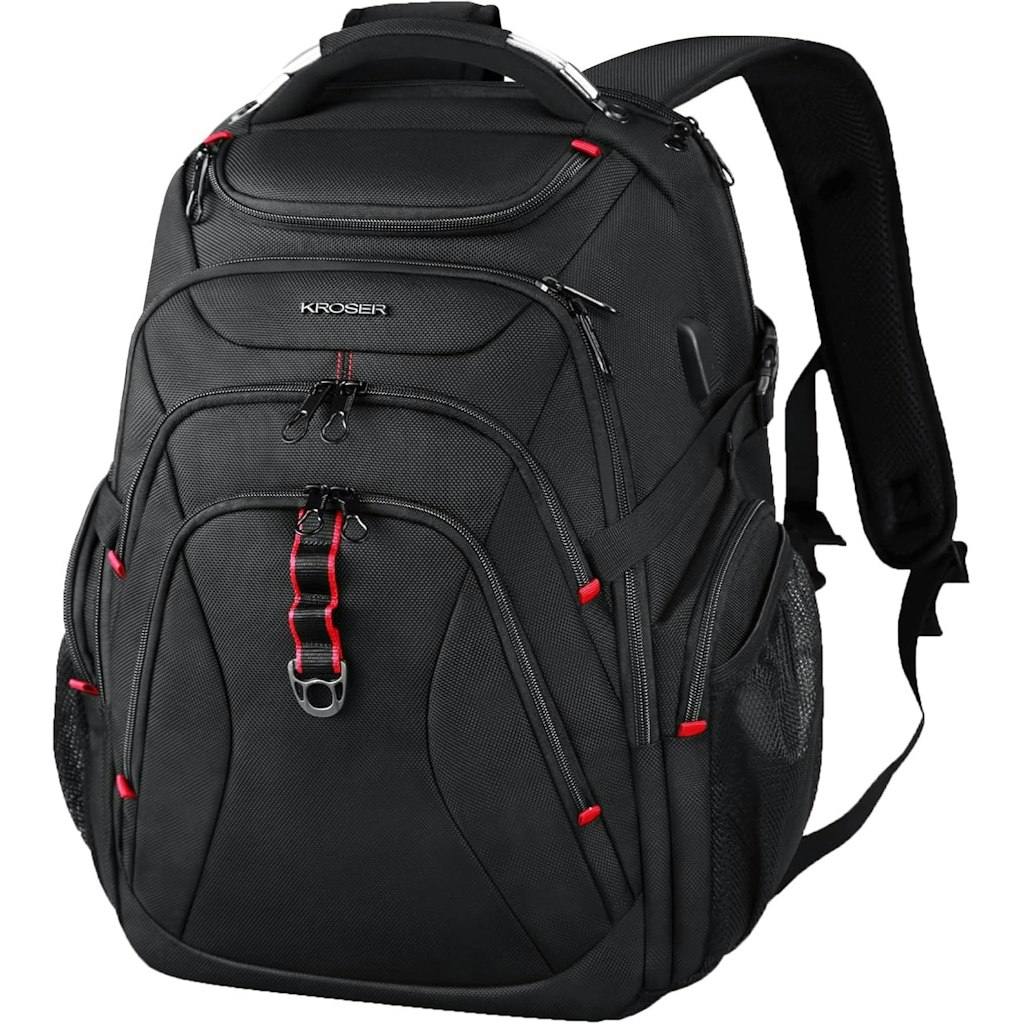 Kroser 17.3" Hard Shell Travel Laptop Backpack w/ USB Port: $39.10