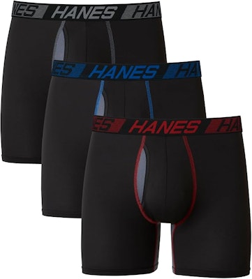 Hanes Men's Total Support Pouch Boxer Briefs 3-Pack for $11 + free shipping w/ Prime