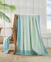 The Beach House Frame Stripe Cotton Beach Towel for $16 + free shipping w/ $39