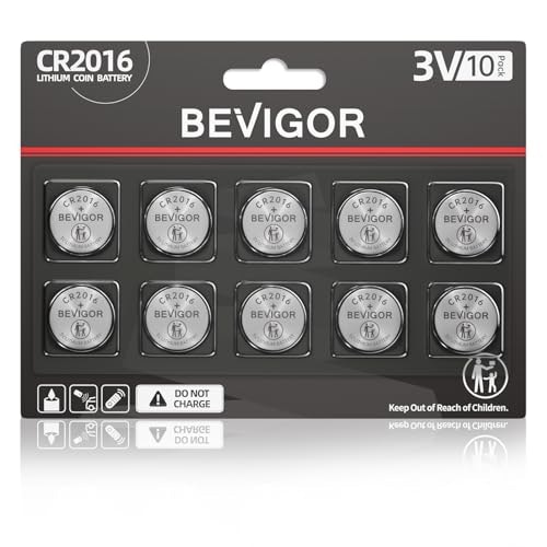 Bevigor CR2016 3V Lithium Coin Battery 10-Pack: $2.99 Bevigor CR2016 3V Lithium Coin Battery 10-Pack: $2.99