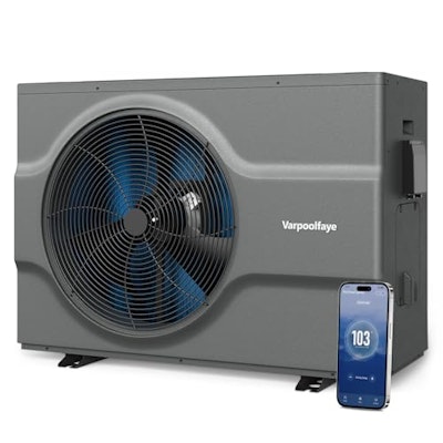Varpoolfaye 80,000-BTU Swimming Pool Heat Pump for $1,871.99 + free shipping
