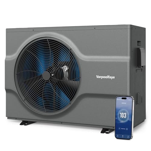 Varpoolfaye 80,000-BTU Swimming Pool Heat Pump: $1,871.99