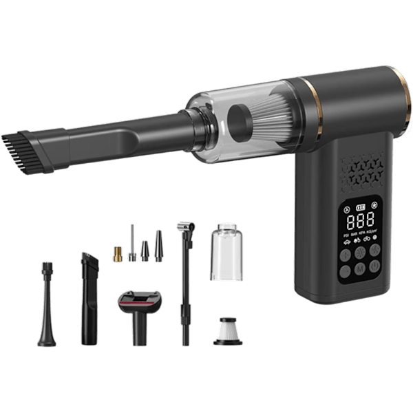 Parsecs 3-in-1 Rechargeable Cordless Tire Inflator, Vacuum, and Blower: $29.99