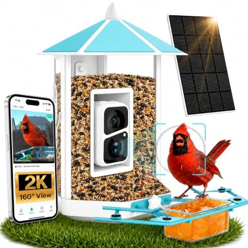Onlyfly Smart Bird Feeder with 2K AI Camera: $49.99