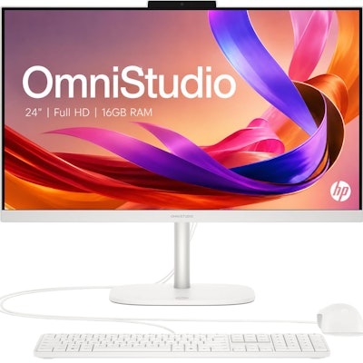 HP OmniStudio Intel Quad-Core 24" All-in-One Desktop PC for $600 + free shipping