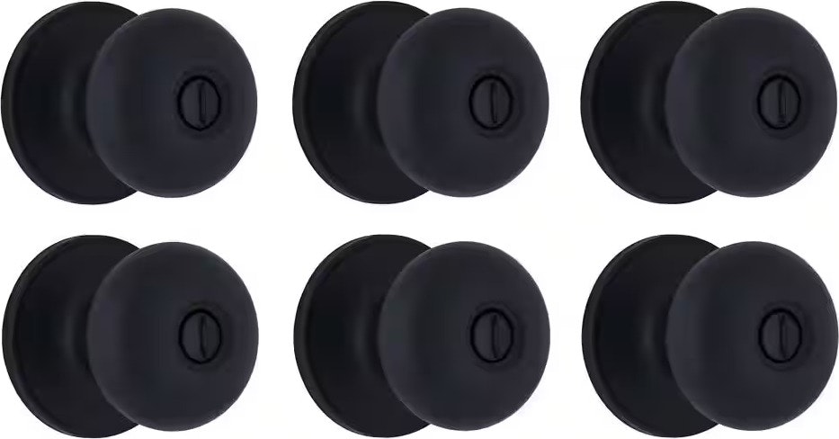Defiant Bed/Bath Door Knob 6-Pack: $40