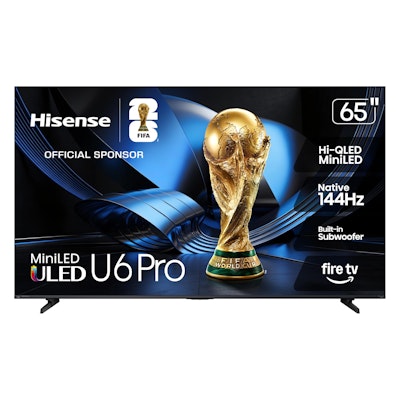 Hisense U6 Pro 65U6SF 65" 4K UHD HDR (Mini-LED) Smart TV for $599 + free shipping