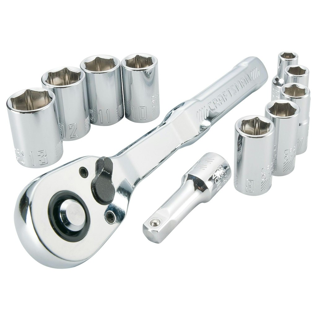 Craftsman Mechanics 11-Piece Tool Set in Metric 1/4" Drive: $15 Craftsman Mechanics 11-Piece Tool Set in Metric 1/4" Drive: $15