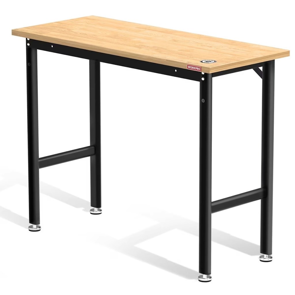 WorkPro 48" x 20" Garage Workbench: $100 WorkPro 48" x 20" Garage Workbench: $100