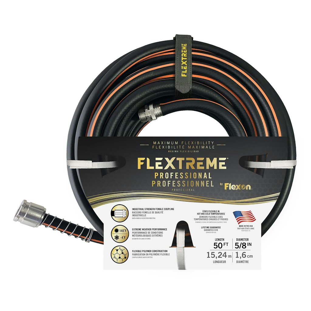 Flexon Flextreme Pro 5/8" x 50' Performance Rubber Garden Hose: $14 Flexon Flextreme Pro 5/8" x 50' Performance Rubber Garden Hose: $14