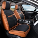 Coverado Waterproof Faux Leather Front Car Seat Covers, 2-Pack for $93 + free shipping
