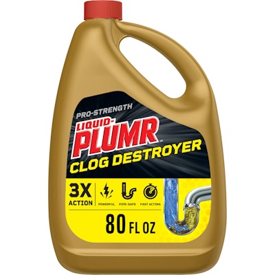 Clorox Liquid-Plumr Clog Destroyer 80-oz. Bottle for $7.30 via Sub & Save + free shipping w/ Prime