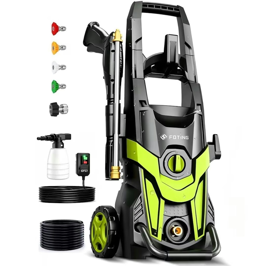 FOTING 4300 PSI Corded Electric Pressure Washer: $87