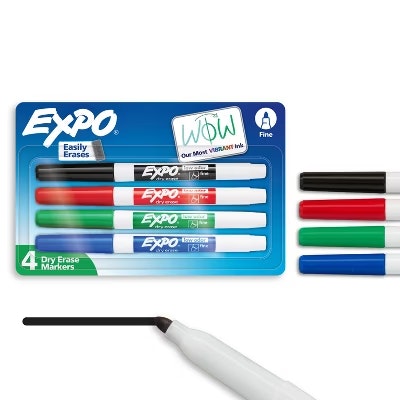 Expo 4-Pack Fine Tip Dry Erase Markers: $4.49 Expo 4-Pack Fine Tip Dry Erase Markers: $4.49