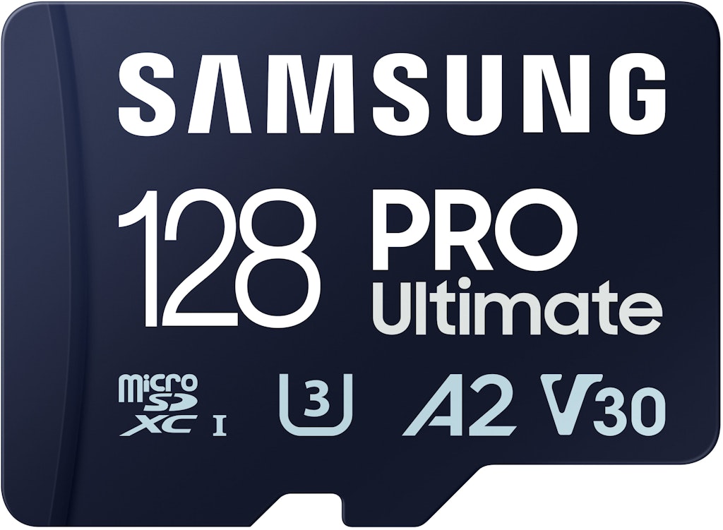 Samsung Pro Ultimate 128GB microSDXC Memory Card with Adapter: $62.99 Samsung Pro Ultimate 128GB microSDXC Memory Card with Adapter: $62.99