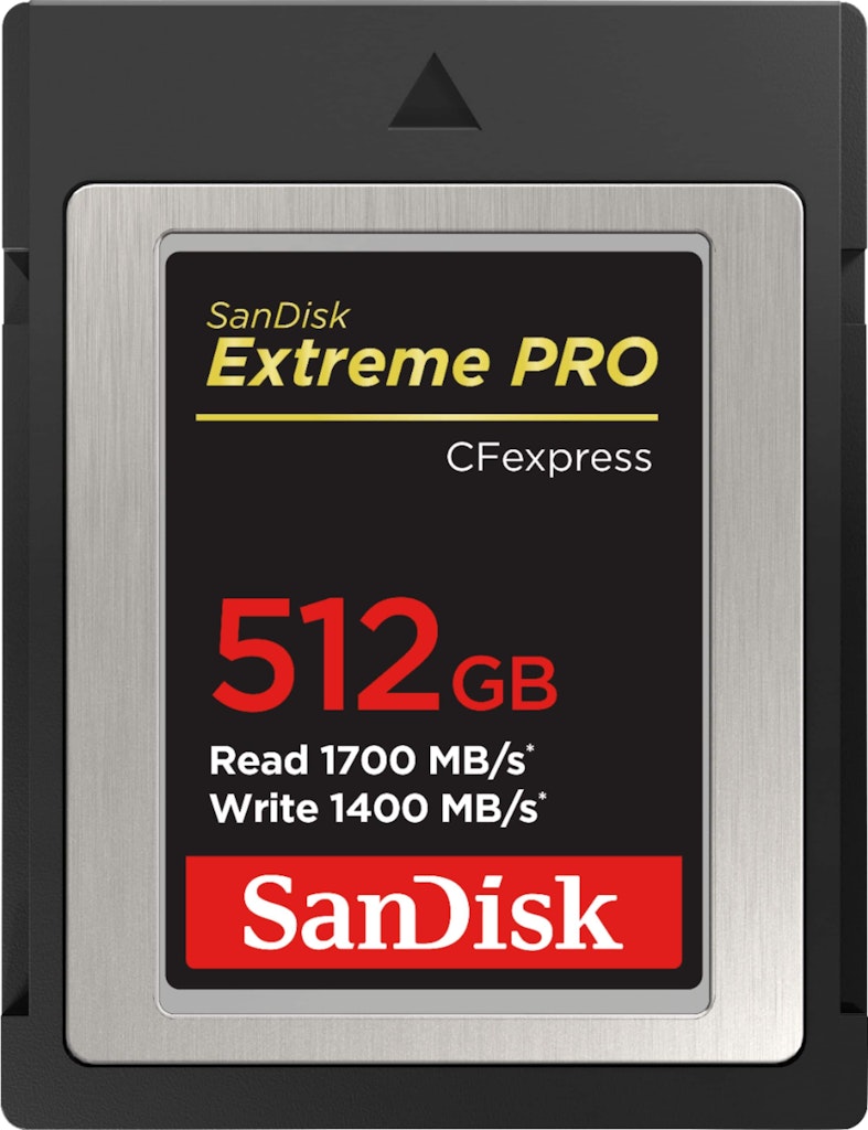 SanDisk 512GB Extreme Pro CFexpress Type-B Memory Card: $649.99 SanDisk 512GB Extreme Pro CFexpress Type-B Memory Card: $649.99
