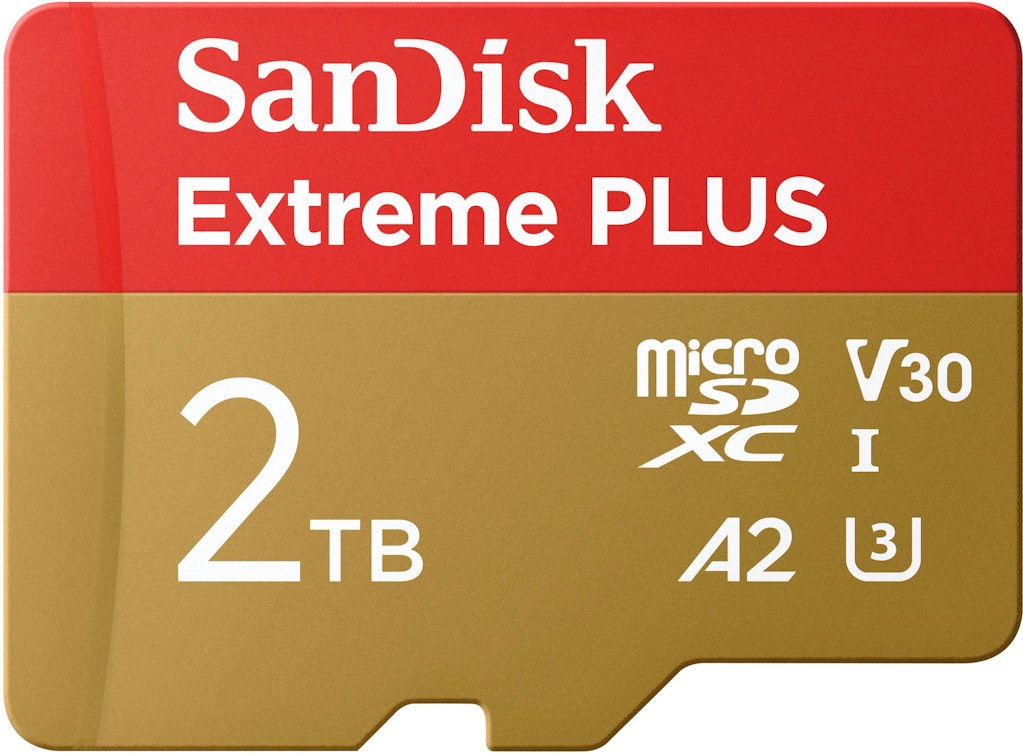Sandisk 2TB Extreme Plus microSDXC UHS-I Memory Card: $569.99 Sandisk 2TB Extreme Plus microSDXC UHS-I Memory Card: $569.99