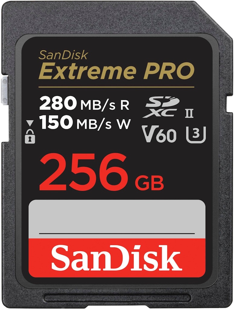Sandisk 256GB Extreme PRO UHS-II V60 SDXC Memory Card: $249.99 Sandisk 256GB Extreme PRO UHS-II V60 SDXC Memory Card: $249.99