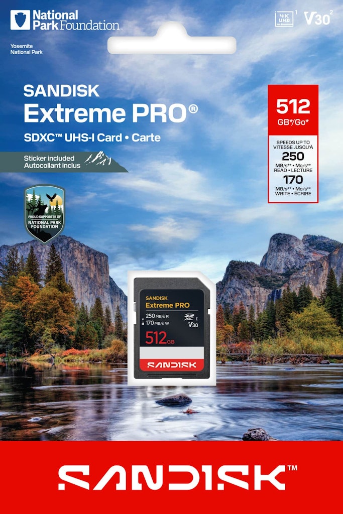 SanDisk 512GB Extreme Pro SDXC UHS-I Memory Card: $249.99 SanDisk 512GB Extreme Pro SDXC UHS-I Memory Card: $249.99