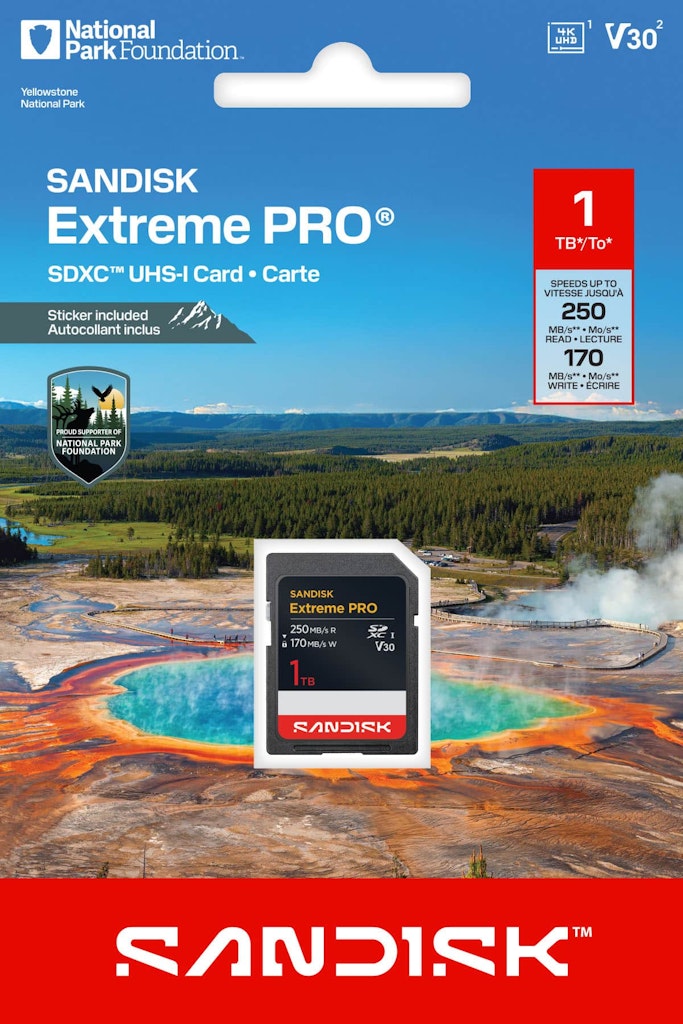 Sandisk 1TB Extreme PRO SDXC UHS-I Memory Card: $429.99