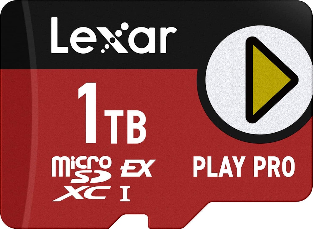 Lexar 1TB PLAY PRO microSD Express Card: $349.99 Lexar 1TB PLAY PRO microSD Express Card: $349.99