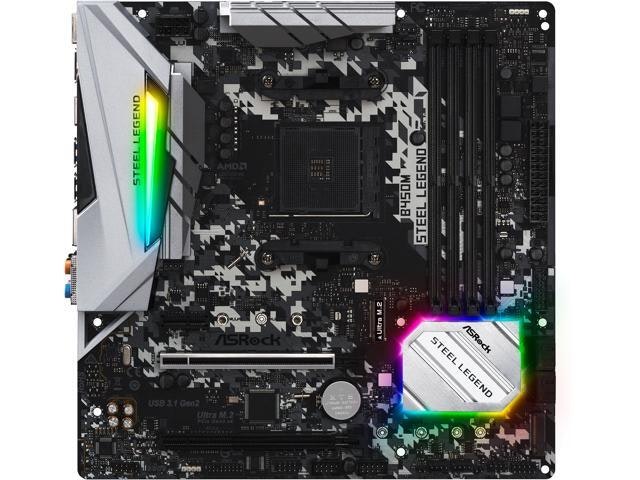 ASRock B450M Steel Legend AM4 Micro ATX Motherboard: $126.90 ASRock B450M Steel Legend AM4 Micro ATX Motherboard: $126.90