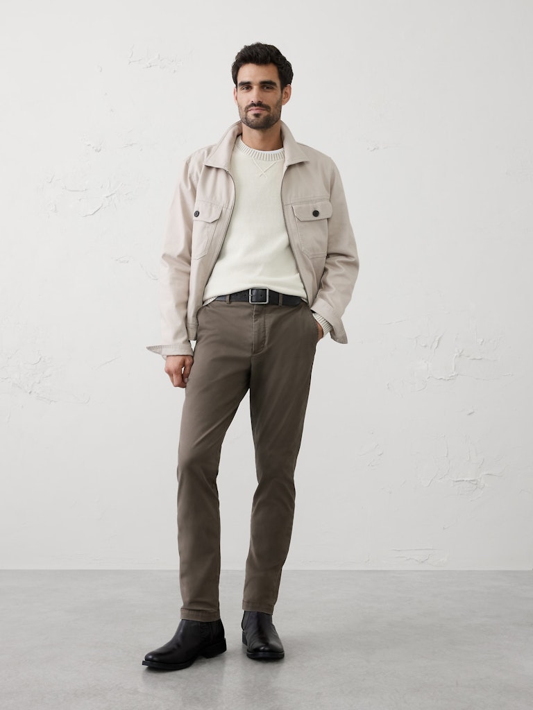Slim Lived-In Chino: $47.50