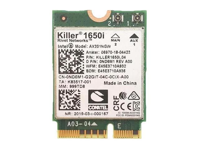 Killer AX1650i WiFi 6 Gaming Adapter: $37.01 Killer AX1650i WiFi 6 Gaming Adapter: $37.01