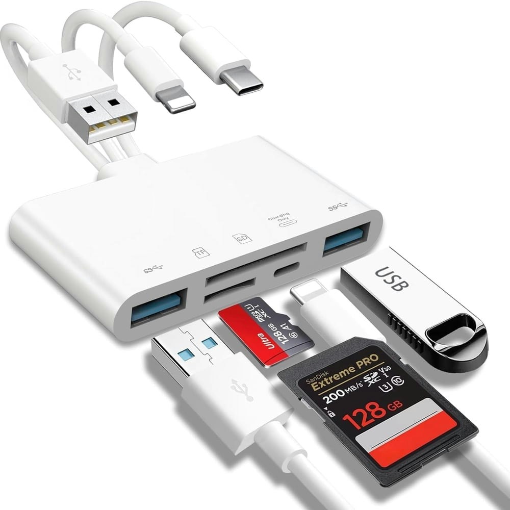 Lshaoping 5-in-1 Memory Card Reader: $12.45