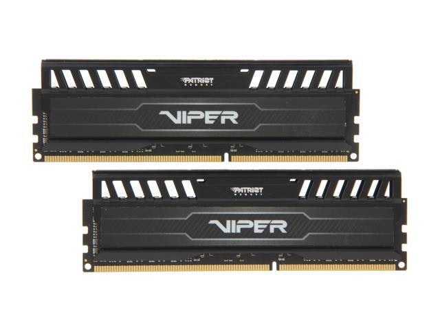 Patriot Viper 3 8GB DDR3 1600MHz Desktop Memory 2-Pack: $51.58