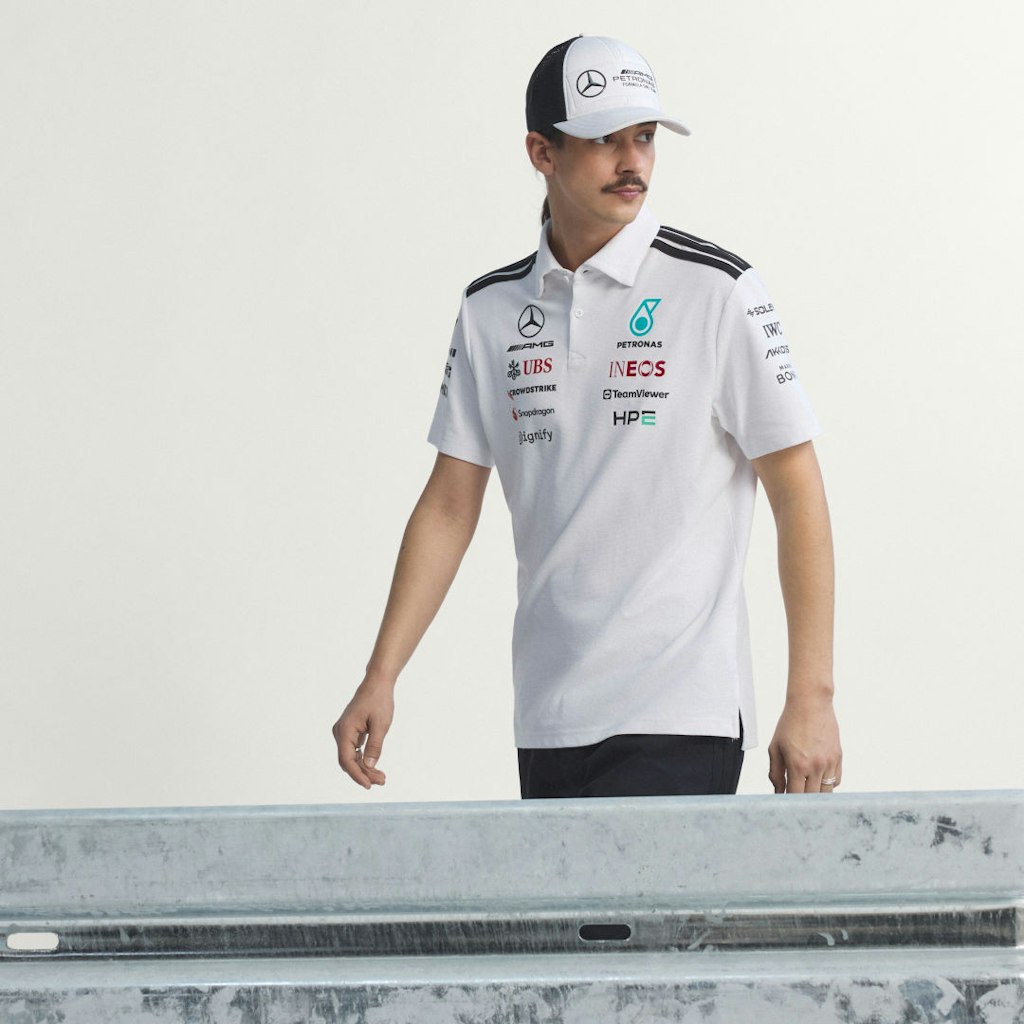 Mercedes AMG Petronas Formula 1 Team Engineers Polo Shirt: $110 Mercedes AMG Petronas Formula 1 Team Engineers Polo Shirt: $110