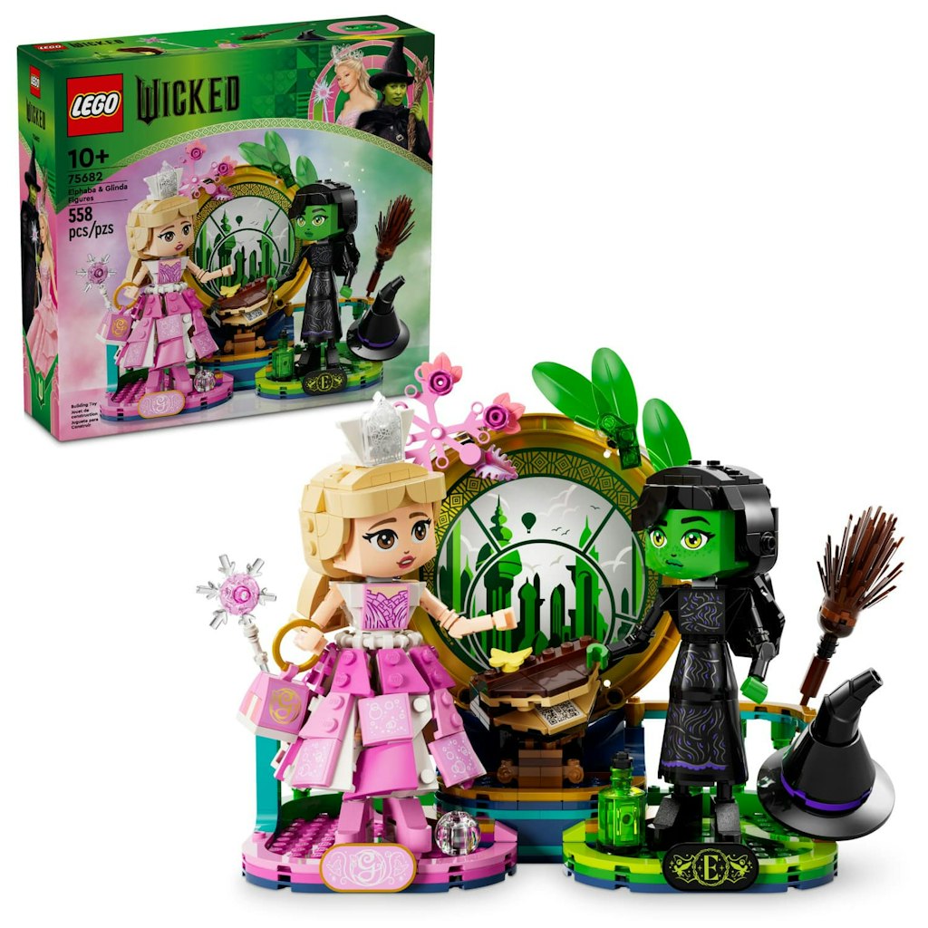 LEGO Wicked Elphaba & Glinda Figures 75682: $43.99 LEGO Wicked Elphaba & Glinda Figures 75682: $43.99