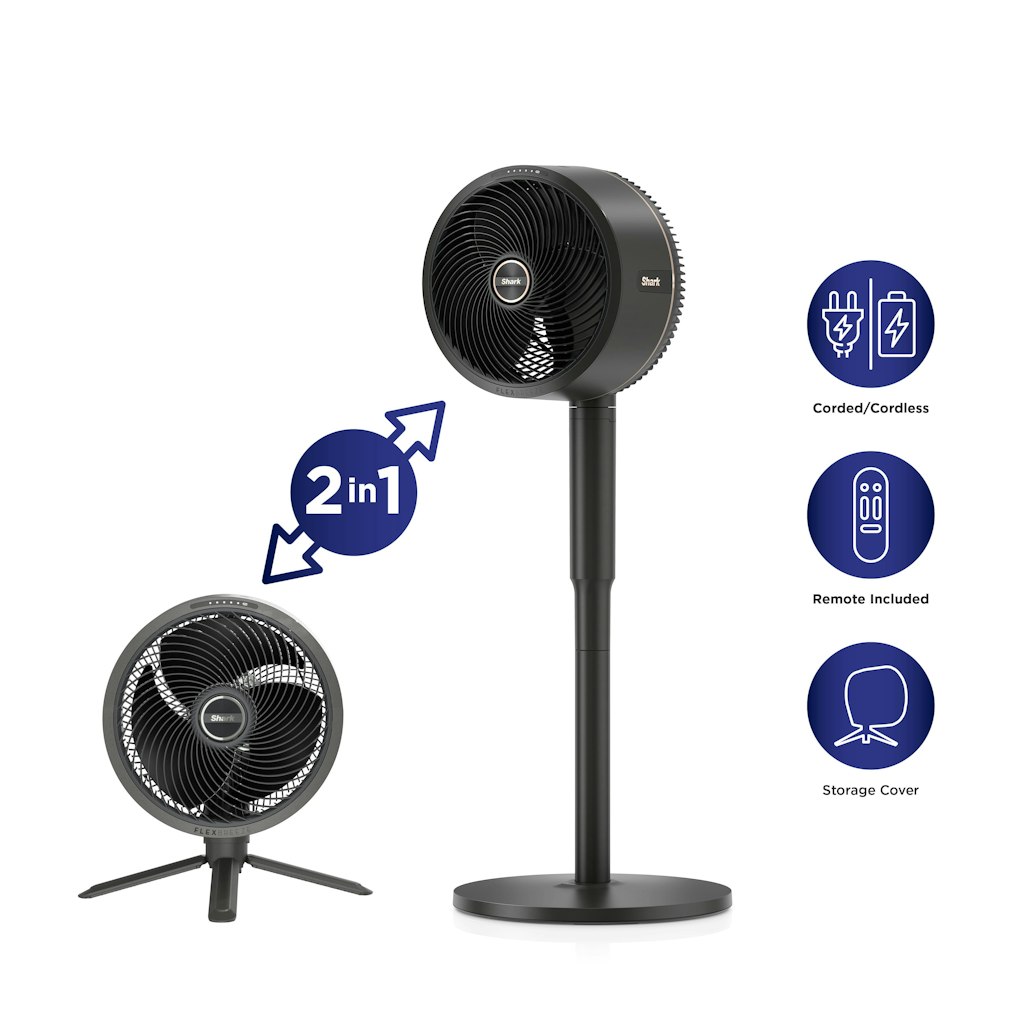 Shark FlexBreeze Cordless Pedestal and Tabletop Fan: $179.99 Shark FlexBreeze Cordless Pedestal and Tabletop Fan: $179.99