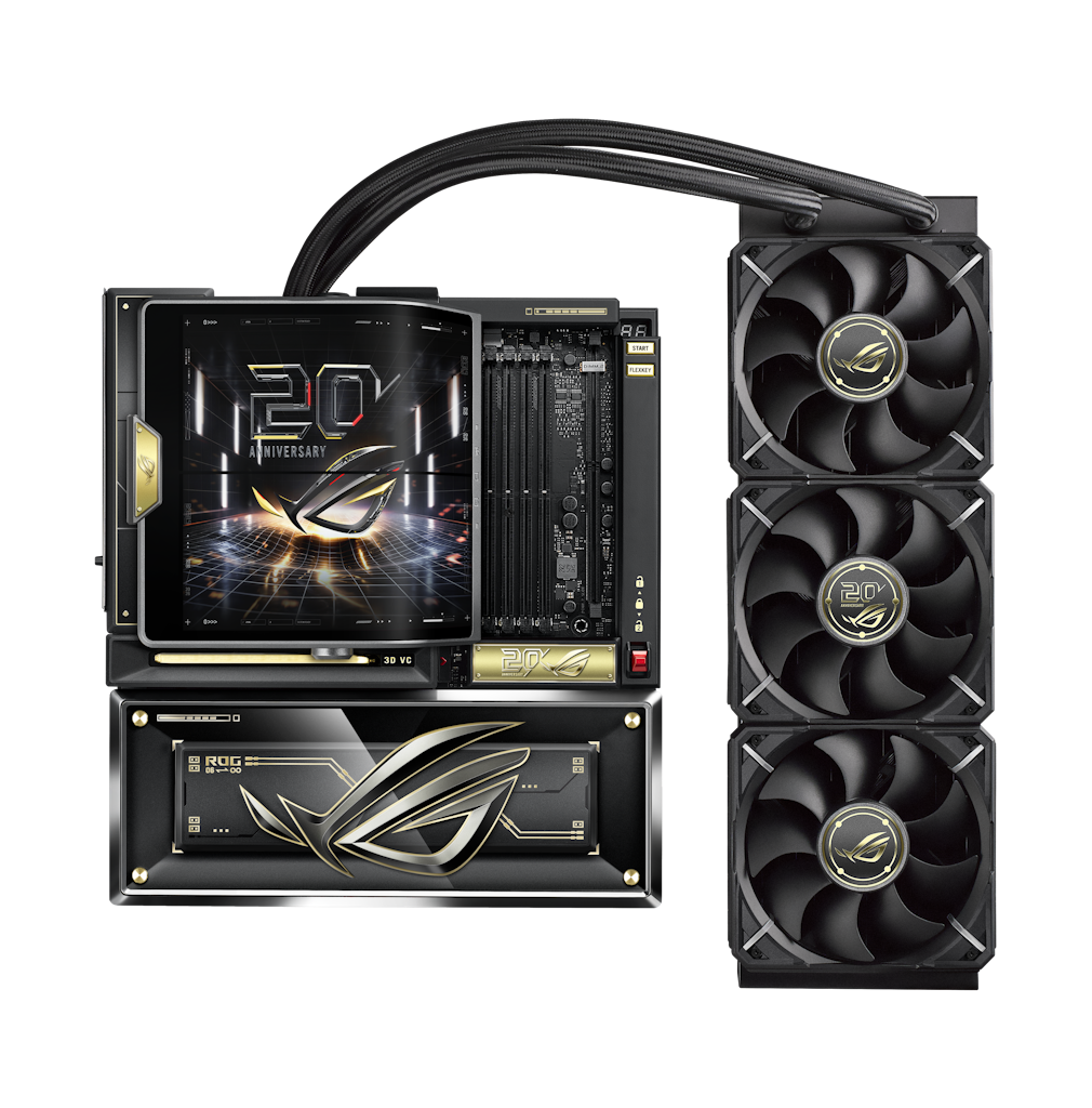 Asus ROG Crosshair X870E 20th Edition Motherboard and ROG Ryujin 360 Liquid Cooler: $3,299.99 Asus ROG Crosshair X870E 20th Edition Motherboard and ROG Ryujin 360 Liquid Cooler: $3,299.99