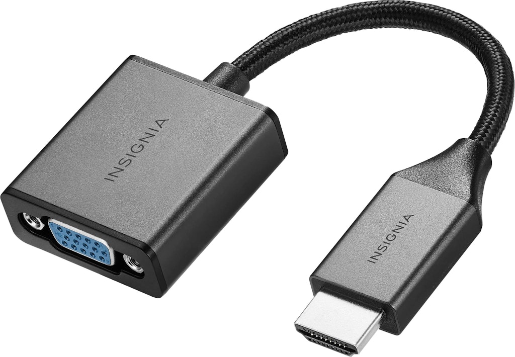 Insignia HDMI to VGA Adapter: $19.99 Insignia HDMI to VGA Adapter: $19.99