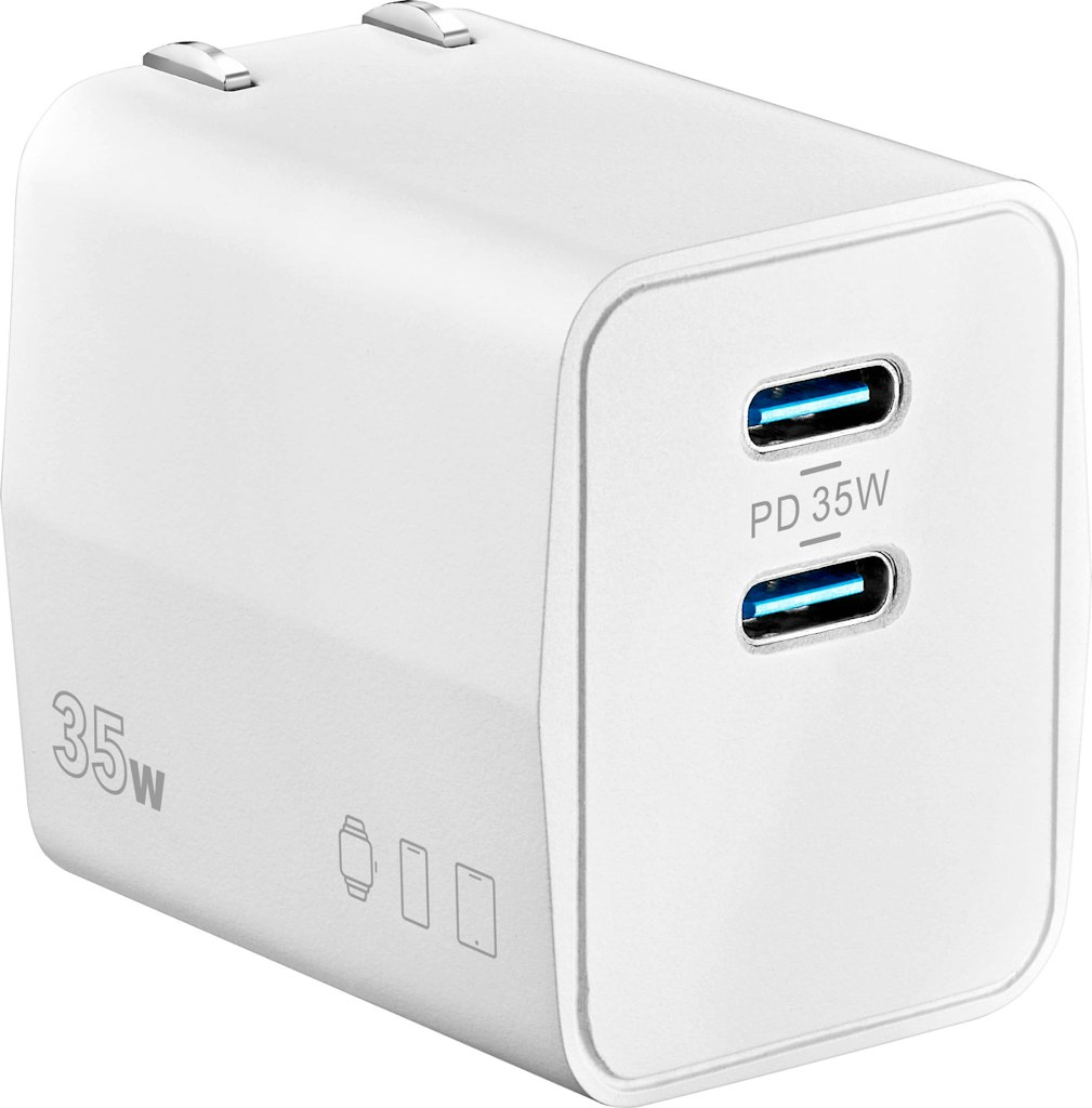 Insignia 35W Dual USB-C Wall Charger: $17.99