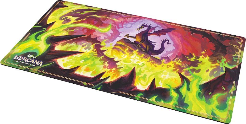 Disney Lorcana Winterspell Dragon Fire Playmat: $20.99 Disney Lorcana Winterspell Dragon Fire Playmat: $20.99